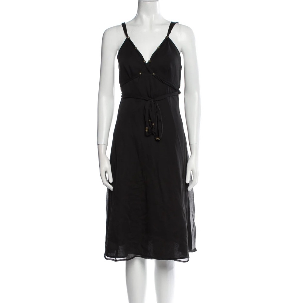 See by Chloe Silk Black Sleeveless Dress 6